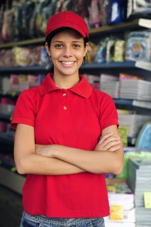 hat and polo shirt can be custom  embroidered for your Mckinney business.